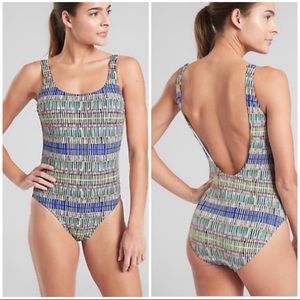 Athleta “Prismatic” One Piece Swimsuit/Bathingsuit Sz Small NWT